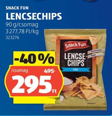Snack Fun Lencsechips