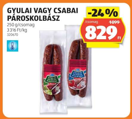 Gyulai vagy Csabai Pároskolbász