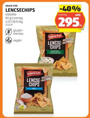 Snack Fun Lencsechips
