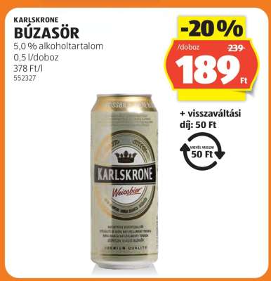KARLSKRONE BÚZASÖR