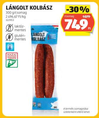 Lángolt kolbász