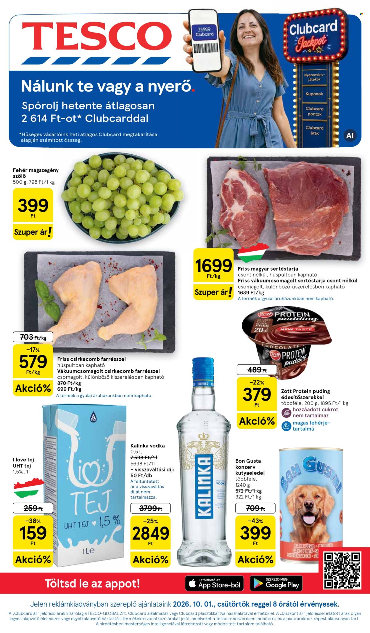 TESCO akciós újságok - 2026.10.01 - 2026.10.07. Oldal 1