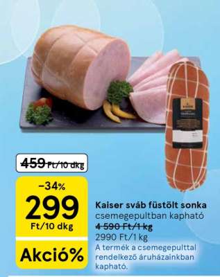 Kaiser sváb füstölt sonka