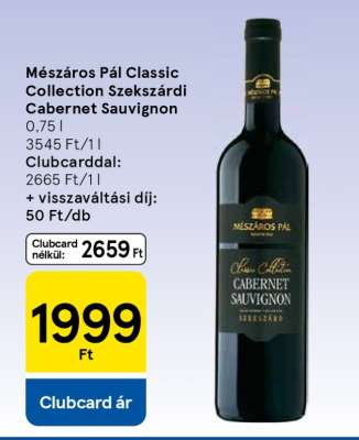 Mészáros Pál Classic Collection Szekszárdi Cabernet Sauvignon