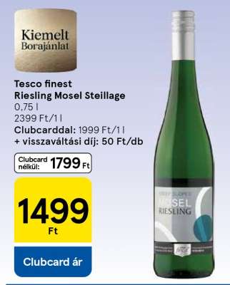 Tesco finest Riesling Mosel Steillage