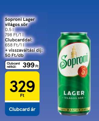 Soproni Lager világos sör