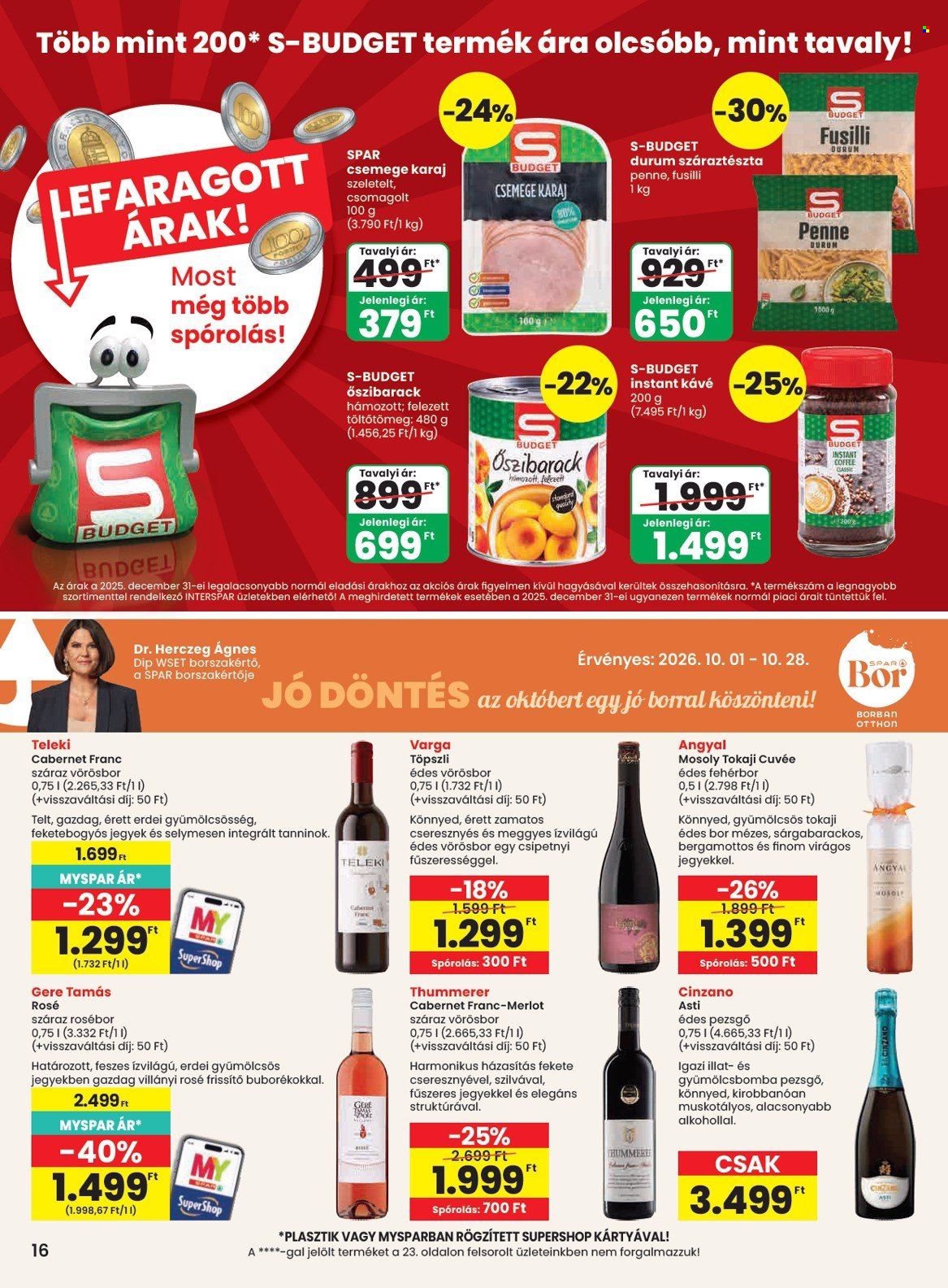 SPAR akciós újságok - 2026.10.01 - 2026.10.07. Oldal 16