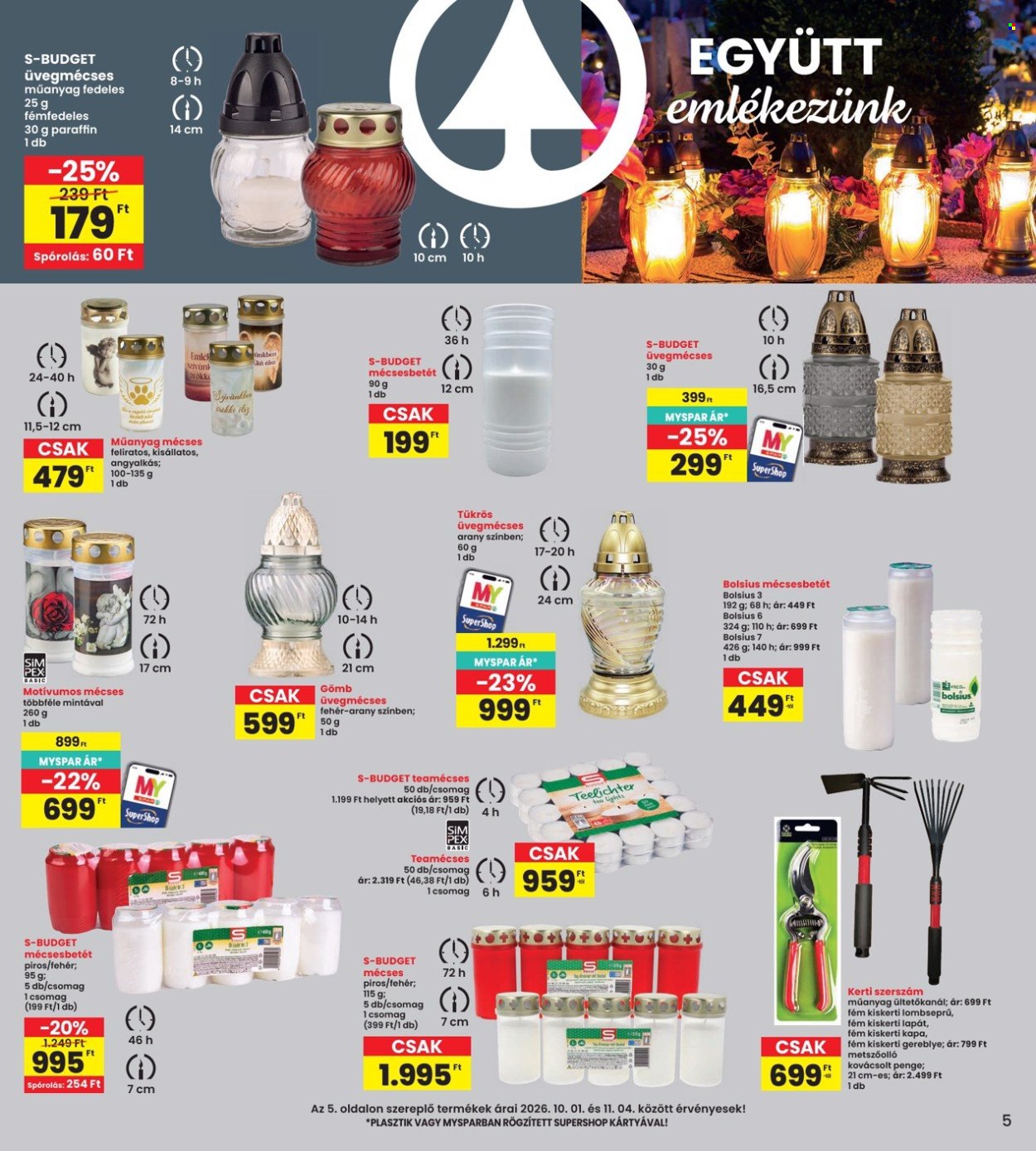INTERSPAR akciós újságok - 2026.10.01 - 2026.10.07. Oldal 5