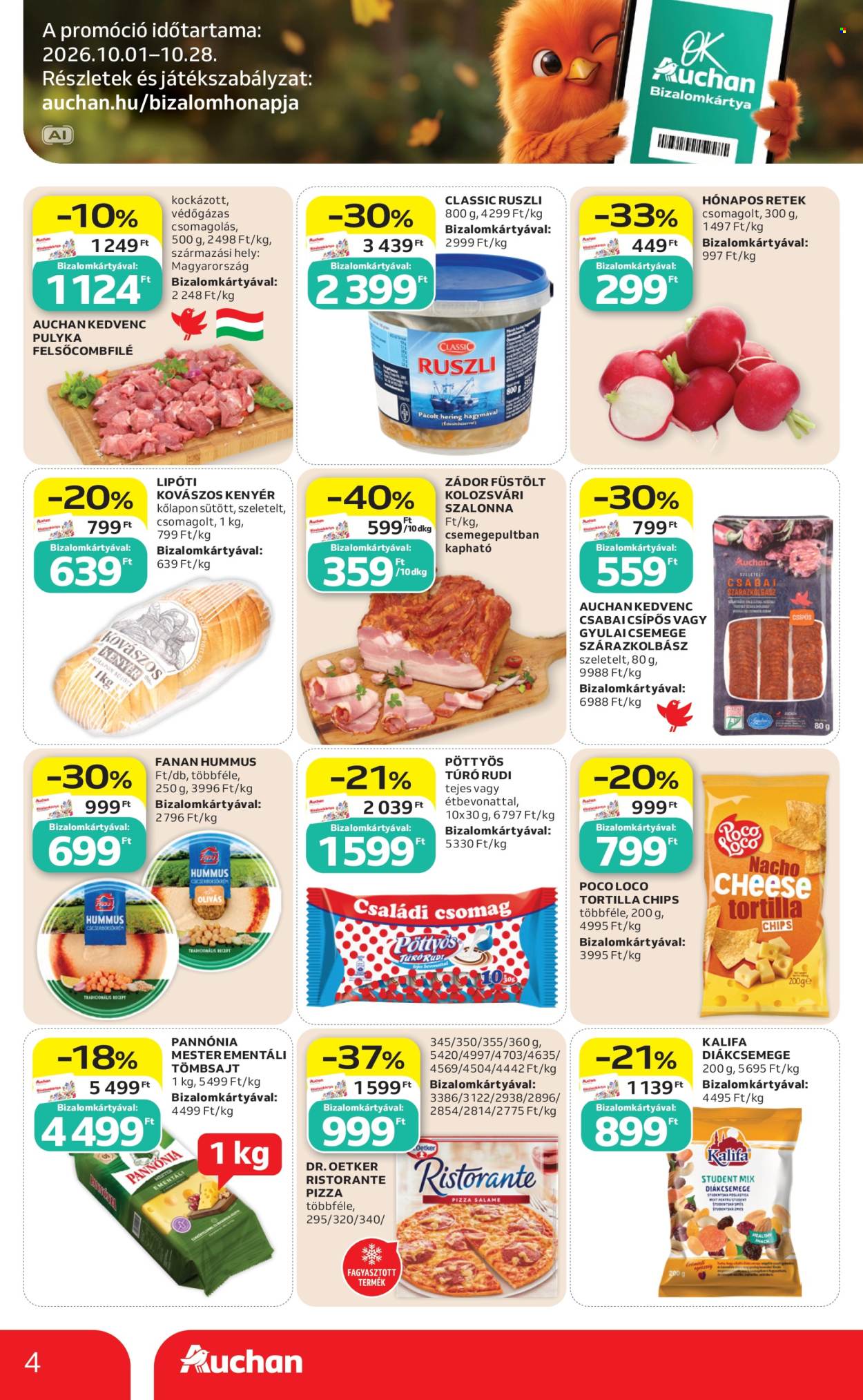 Auchan akciós újságok - 2026.10.01 - 2026.10.07. Oldal 4