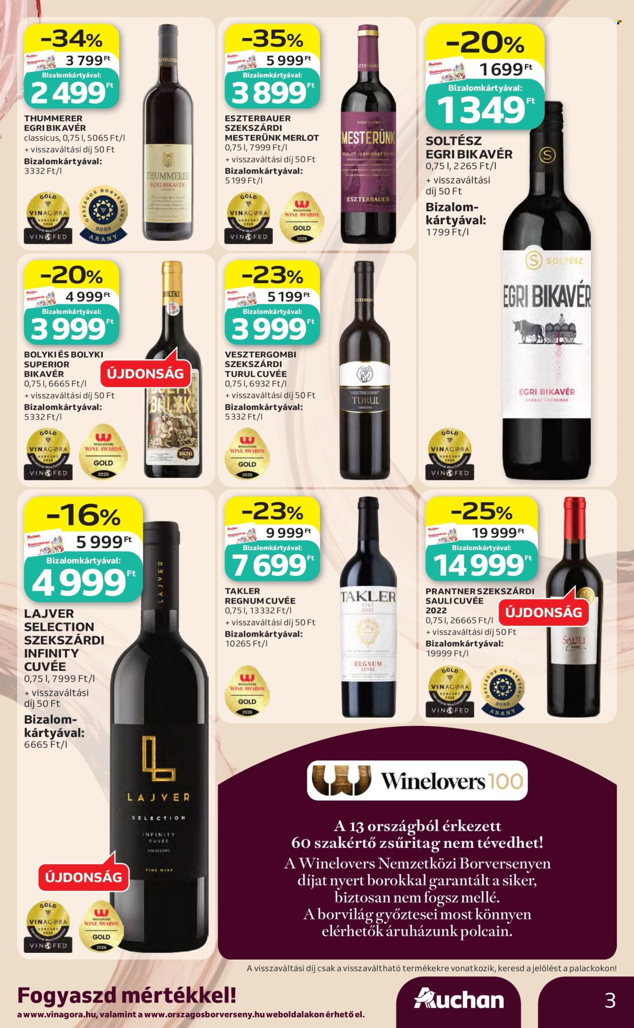 Auchan akciós újságok - 2026.10.01 - 2026.10.21. Oldal 3