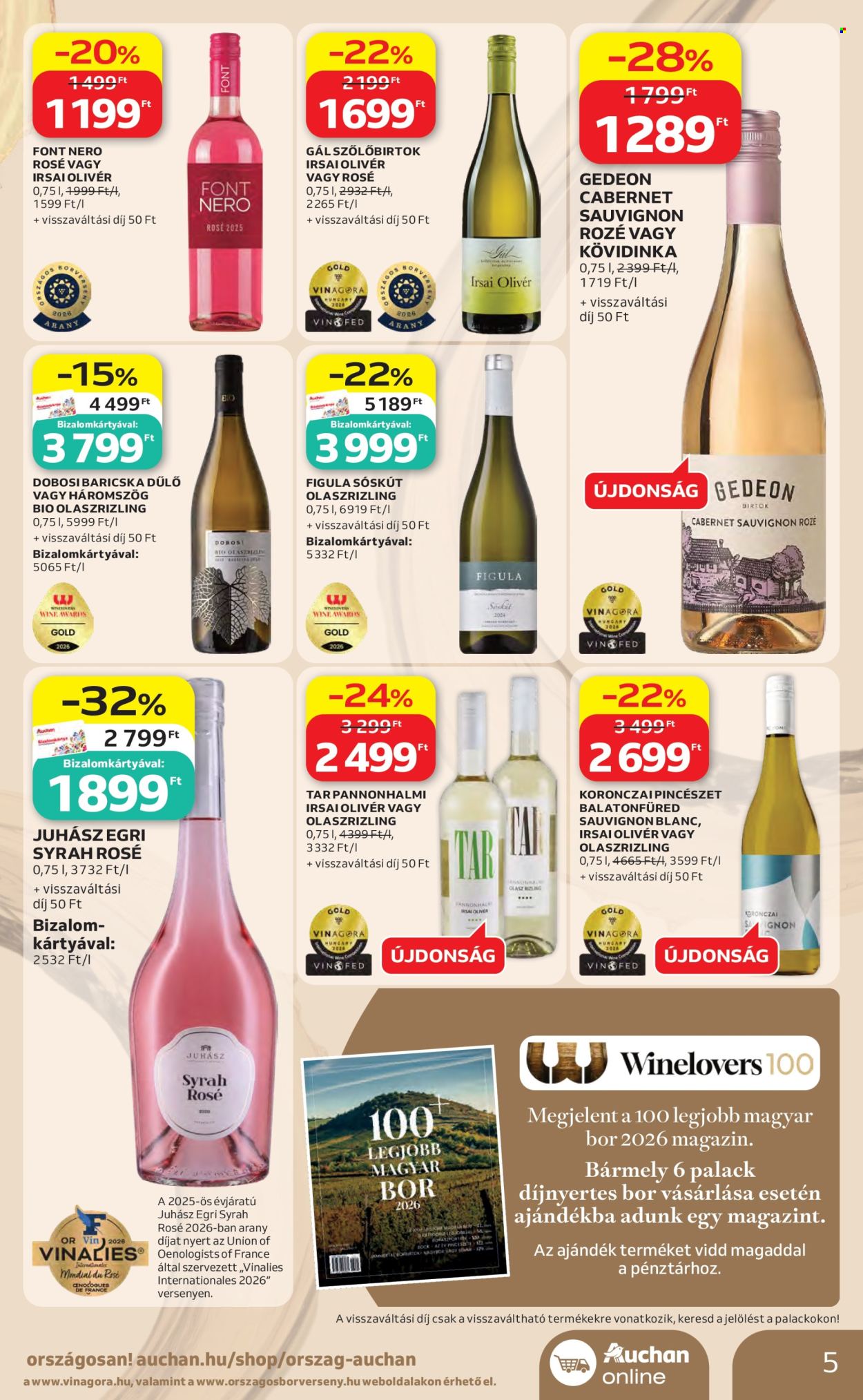 Auchan akciós újságok - 2026.10.01 - 2026.10.21. Oldal 5