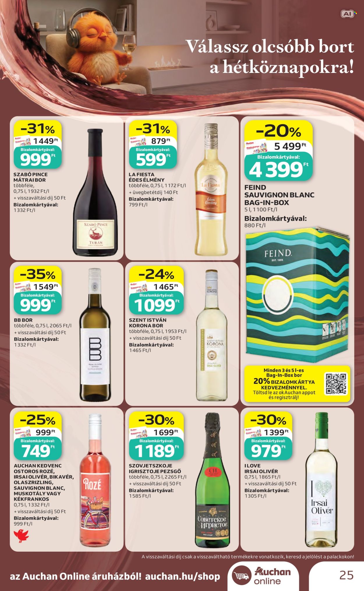 Auchan akciós újságok - 2026.10.01 - 2026.10.21. Oldal 25