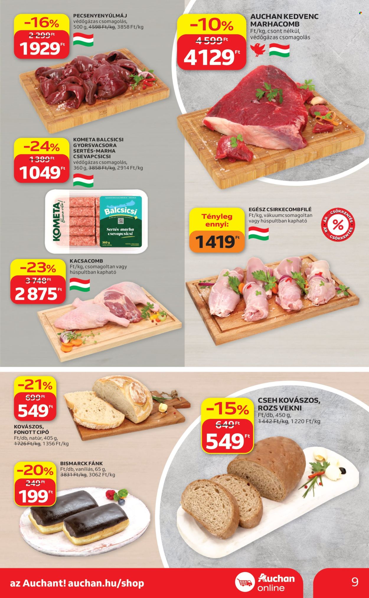 Auchan akciós újságok - 2026.10.01 - 2026.10.07. Oldal 9