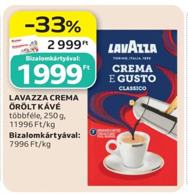 Lavazza Crema őrölt kávé