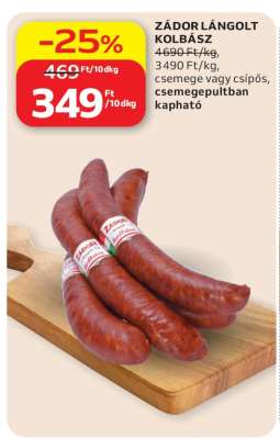 ZÁDOR LÁNGOLT KOLBÁSZ