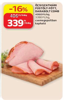 Öcsi Szatmári füstölt-főtt, darabolt comb