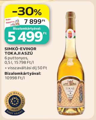 SIMKÓ-EVINOR TOKAJI ASZÚ