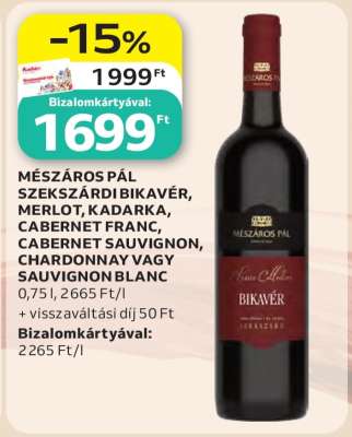 MÉSZÁROS PÁL SZEKSZÁRDI BIKAVÉR