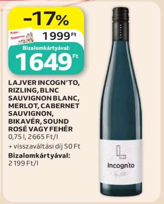 LAJVER INCOGN’TO