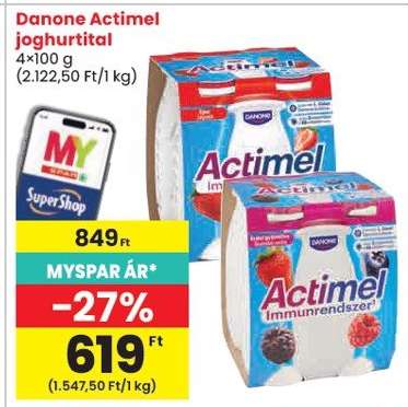 Danone Actimel joghurtital