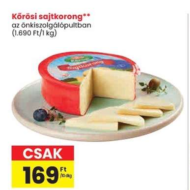 Kőrösi sajtkorong