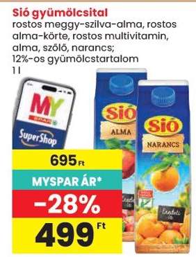 Sió gyümölcsital