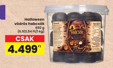 Halloween vödrös habcsók