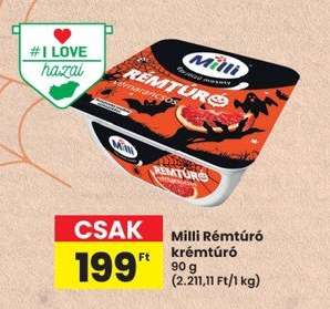 MILLI﻿﻿ Rémtúró / krémtúró