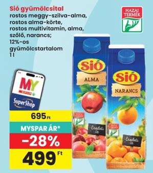 Sió gyümölcsital