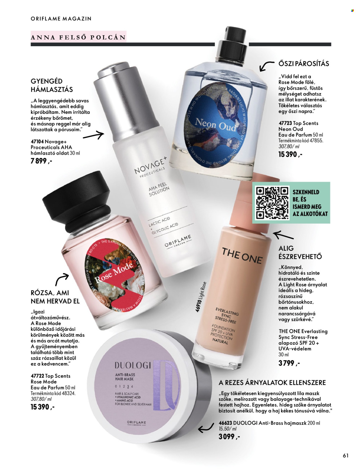 Oriflame akciós újságok - 2026.09.30 - 2026.10.11. Oldal 61