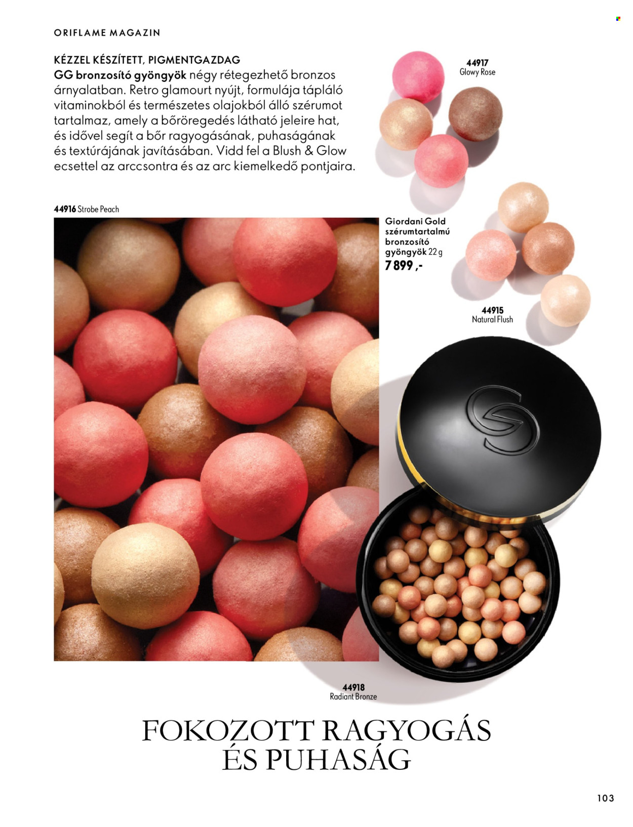 Oriflame akciós újságok - 2026.09.30 - 2026.10.11. Oldal 103