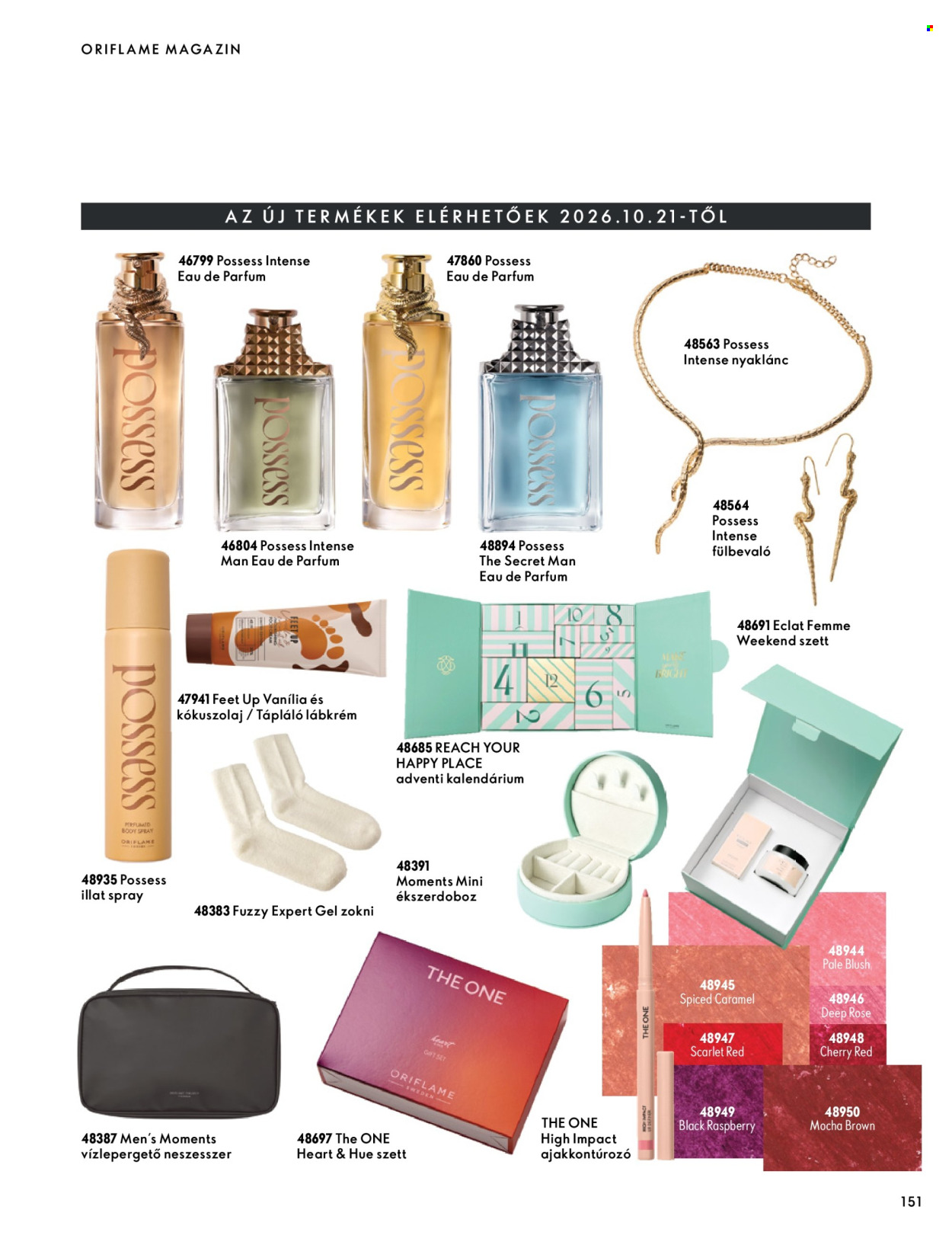 Oriflame akciós újságok - 2026.09.30 - 2026.10.11. Oldal 151