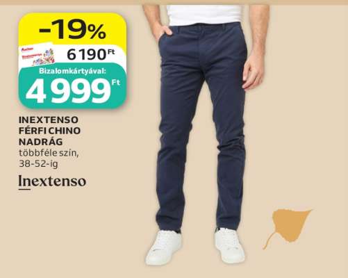 INEXTENSO FÉRFI CHINO NADRÁG