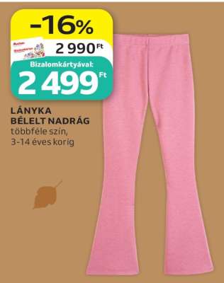 LÁNYKA BÉLELT NADRÁG