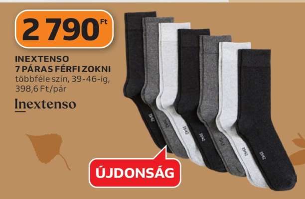 Inextenso 7 páras férfi zokni