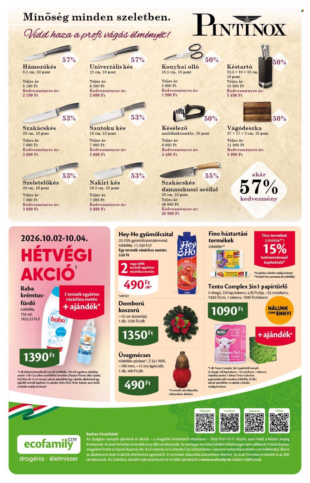EcoFamily akciós újságok - 2026.10.01 - 2026.10.11. Oldal 8