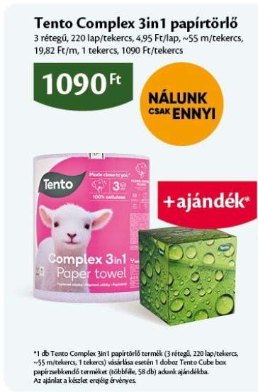 Tento Complex 3in1 papírtörlő