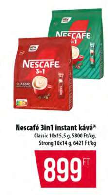 NESCAFÉ 3in1 instant kávé