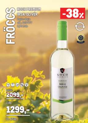 Koch Prémium Irsai Olivér
