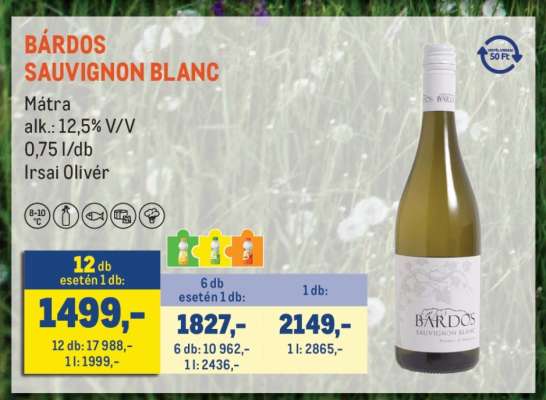 BÁRDOS SAUVIGNON BLANC