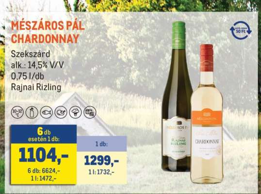 MÉSZÁROS PÁL CHARDONNAY