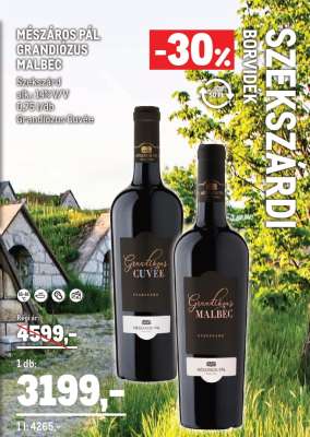 MÉSZÁROS PÁL GRANDIÓZUS MALBEC