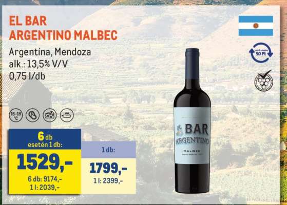 EL BAR ARGENTINO MALBEC