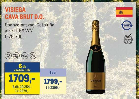 VISIEGA CAVA BRUT D.O.