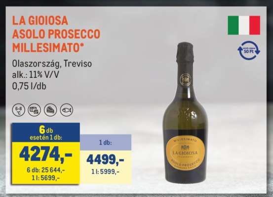 LA GIOIOSA ASOLO PROSECCO MILLESIMATO