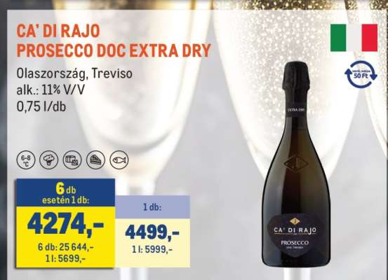 CA' DI RAJO PROSECCO DOC EXTRA DRY