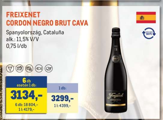 FREIXENET CORDON NEGRO BRUT CAVA