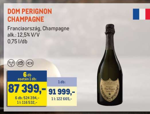 DOM PERIGNON CHAMPAGNE