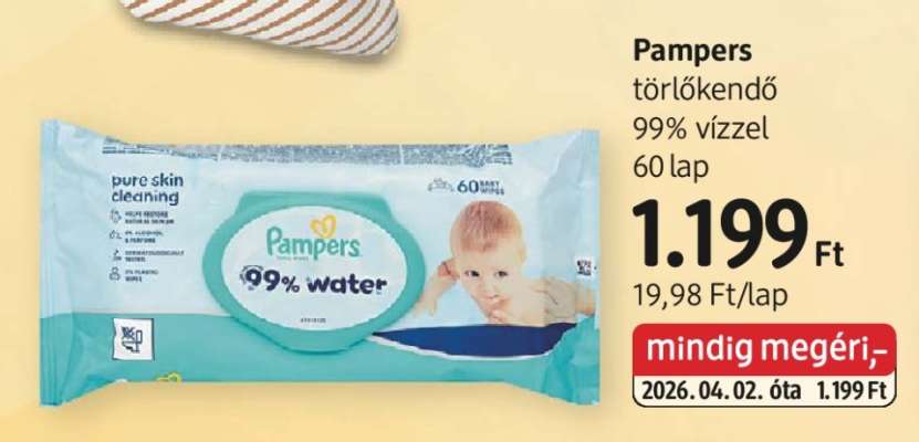Pampers Törlőkendő
