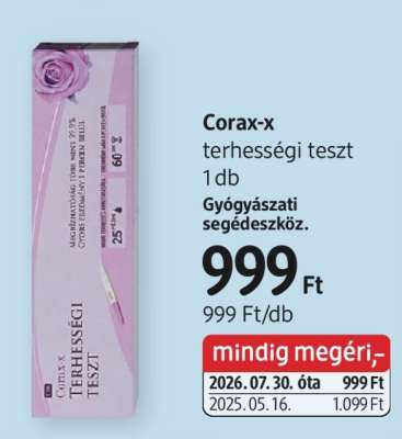 Corax-x terhességi teszt
